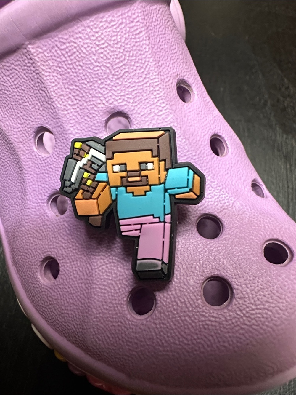 Minecraft Steve Jibbitz Shoe Charm